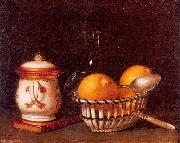 Peale, Raphaelle Lemons and Sugar china oil painting artist